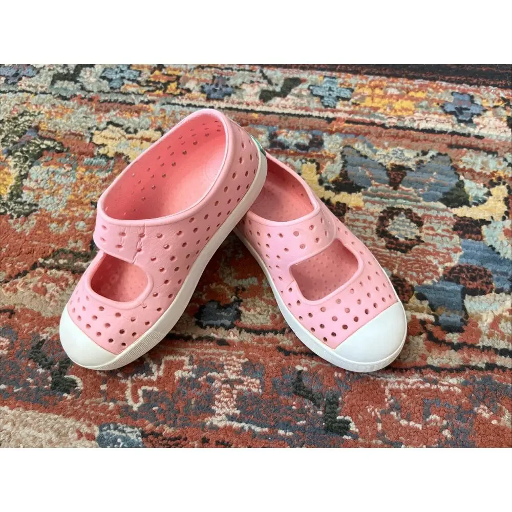 Native Shoes Mary Jane Water Shoes Pink Girls Child Size 10 Kids